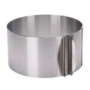 Adjustable Circle Stainless Steel Pastry Cake Mousse Mold Ring for Baking