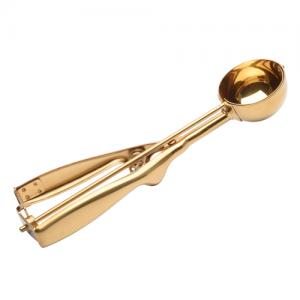 Gold Color Stainless Steel 304 Muffin Cupcake Batter Scooper for Baking 