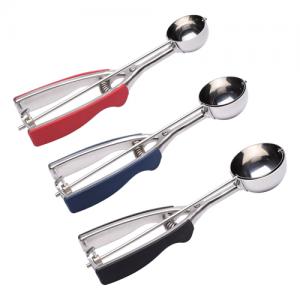 Small Medium Large Size Stainless Steel Ice Cream Cookie Scoop Set of 3 