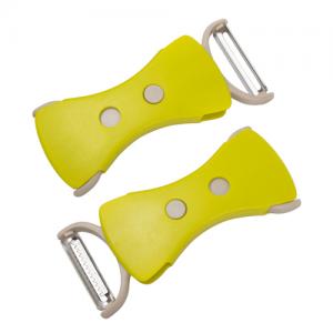 2 in 1 Double Sides Adjustable Straight Julienne Fruit Vegetable Y Peeler