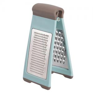 Upright Dual Foldable Collapsible Stainless Steel Kitchen Cheese Chocolate Grater for Baking