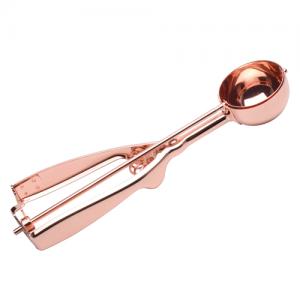 Shinny Golden Stainless Steel 18/8 Muffin Cupcake Scoop for Baking