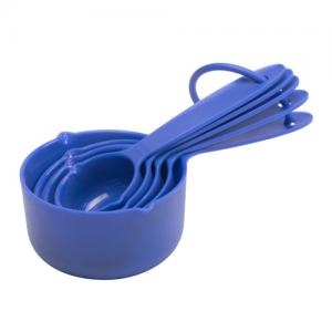 5 PCS Blue Food Safe Measuring Cup Set for Baking Flour