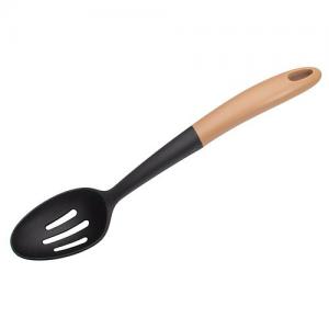 Food Grade Heat- Resistant Non-Stick Nylon Cooking Utensil Slotted Stir Spoon for Mixing 