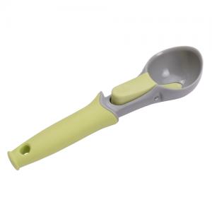 FDA Food Grade Plastic Ice Cream Baking Cookies Scoop with Lever Trigger