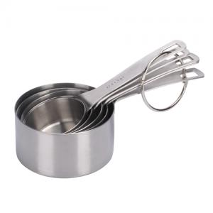 Antirust Heavy Duty Stainless Steel 18/8 Measuring Cup Set for Cook